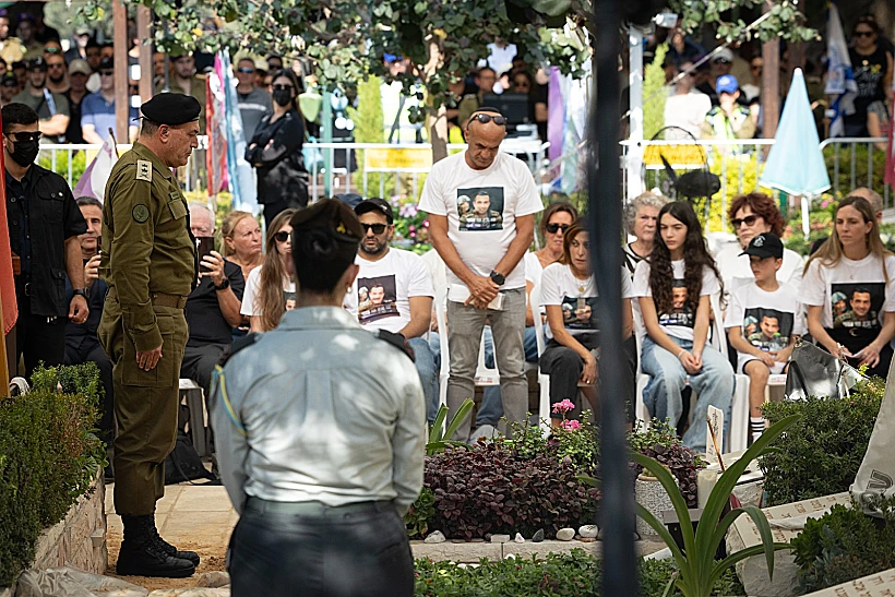 הרמטכ"ל אייל זמיר בהלווייתו של אל"מ אסף חממי