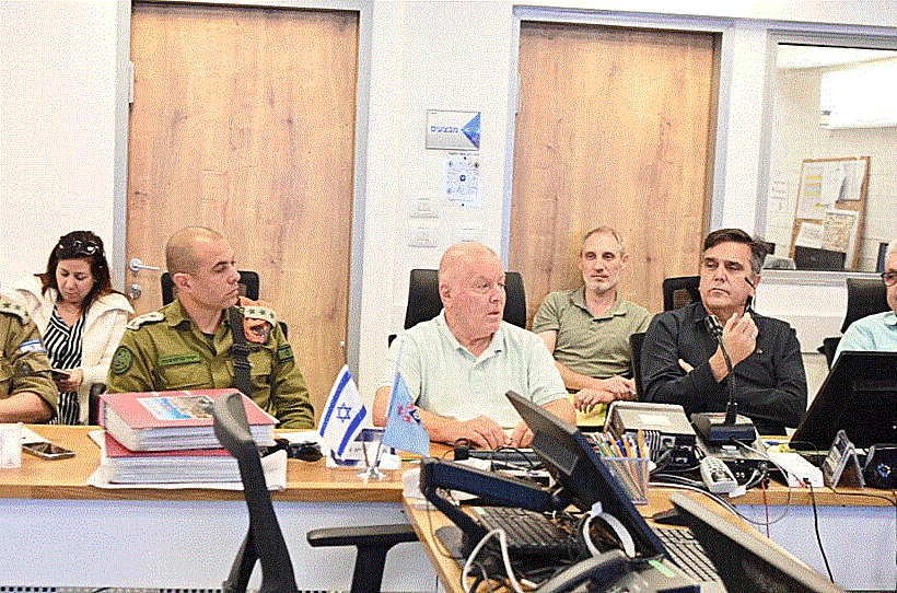 חמ"ל ניהול תרגיל המוכנות בחיפה