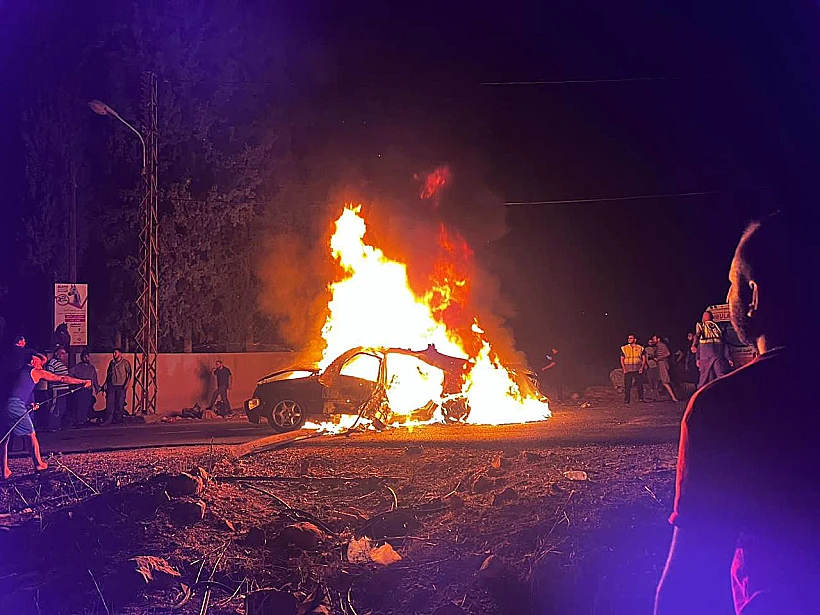 תקיפת רכב בדרום לבנון