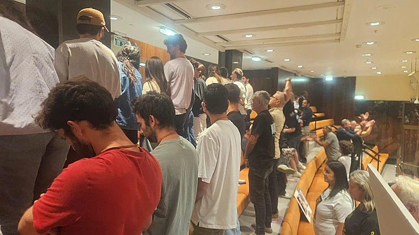 משפחות שכולות ממועצת אוקטובר מפנות את הגב לרה"מ בכנסת