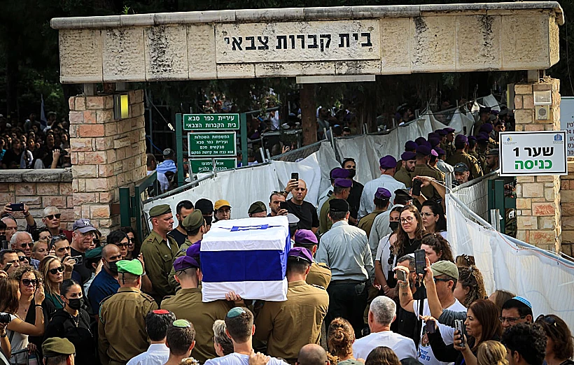 הלווייתו של סגן הדר גולדין