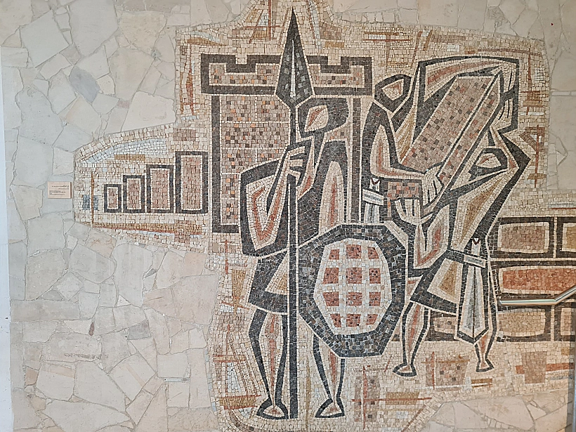 פסיפס בבית יד לבנים בפתח תקווה