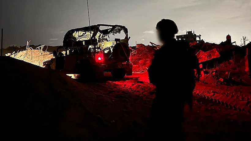 השמדת המנהרה בה נפלו שלושת לוחמי גדוד שמשון בבית ח'אנון