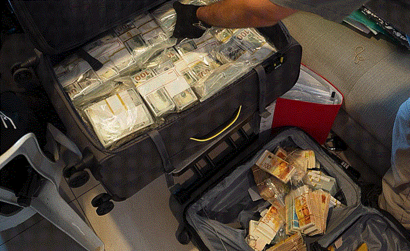 מיליוני דולרים שנתפסו במעבדת הסמים באשדוד