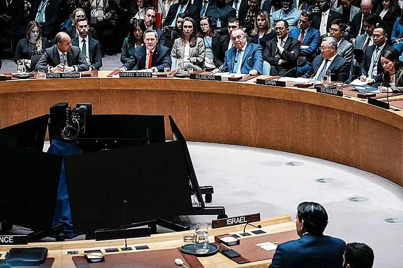 דיון מועצת הביטחון על הצעת ארה"ב לעזה