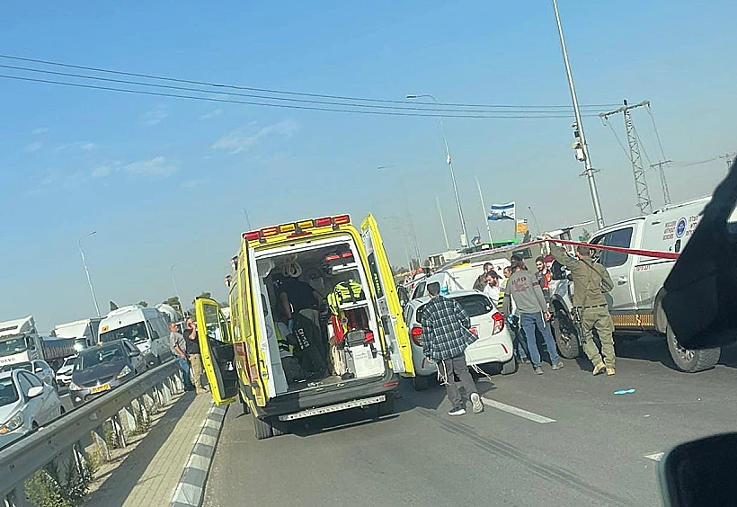 זירת הפיגוע בגוש עציון