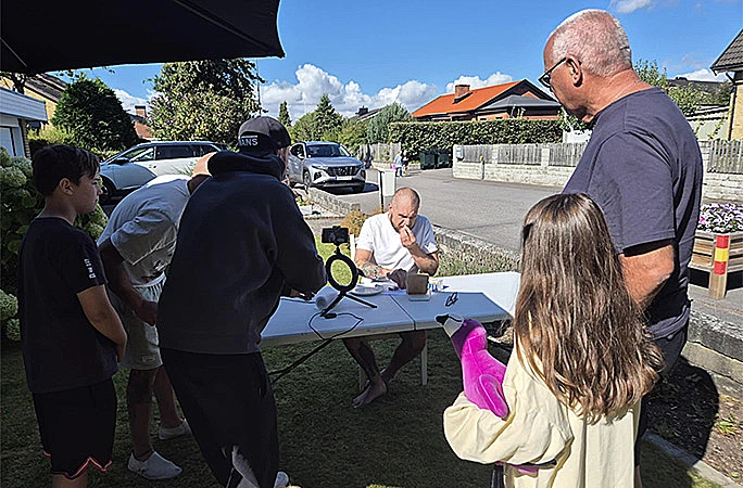 מרטין סטרובי, שבר את שים העולם בהחדרת גפרורים לאף