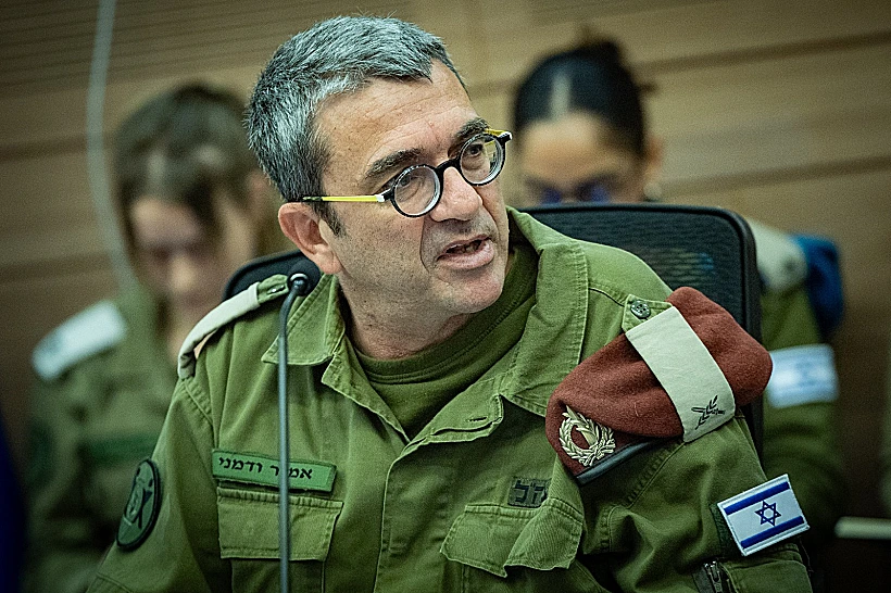 רמ"ט אכ"א, תא"ל אמיר ודמני, בוועדת החוץ והביטחון