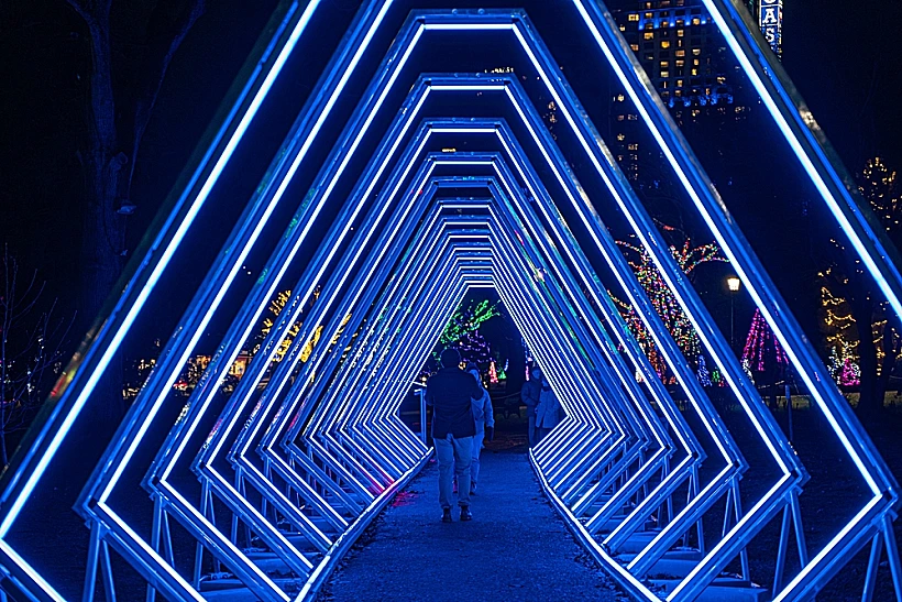 Winter,festival,of,lights,in,niagara,falls.,the,winter,festival