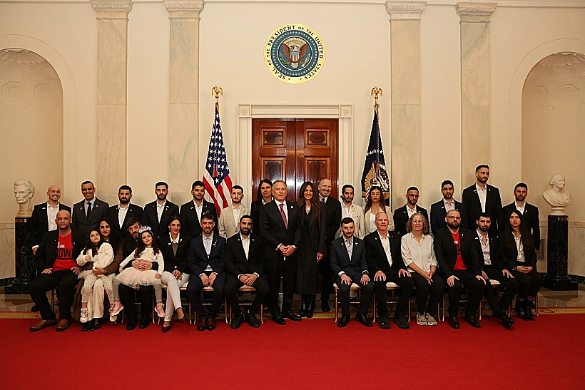 משלחת שורדי השבי בבית הלבן