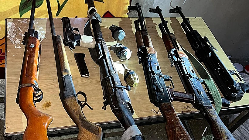 אמל"ח שאותר בדרום סוריה