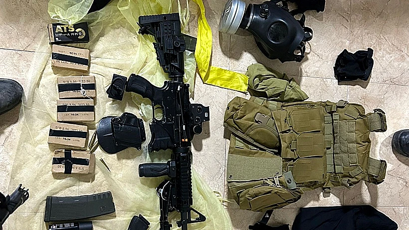 אמל"ח שנתפס ביהודה ושומרון