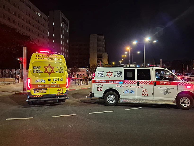 זירת הירי בתל אביב