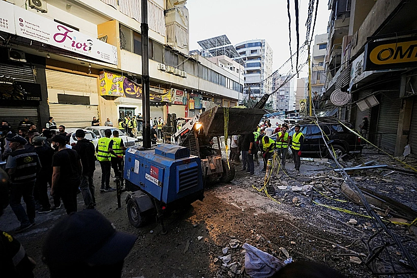 זירת החיסול של היית'ם עלי טבטבאי בדאחייה בביירות