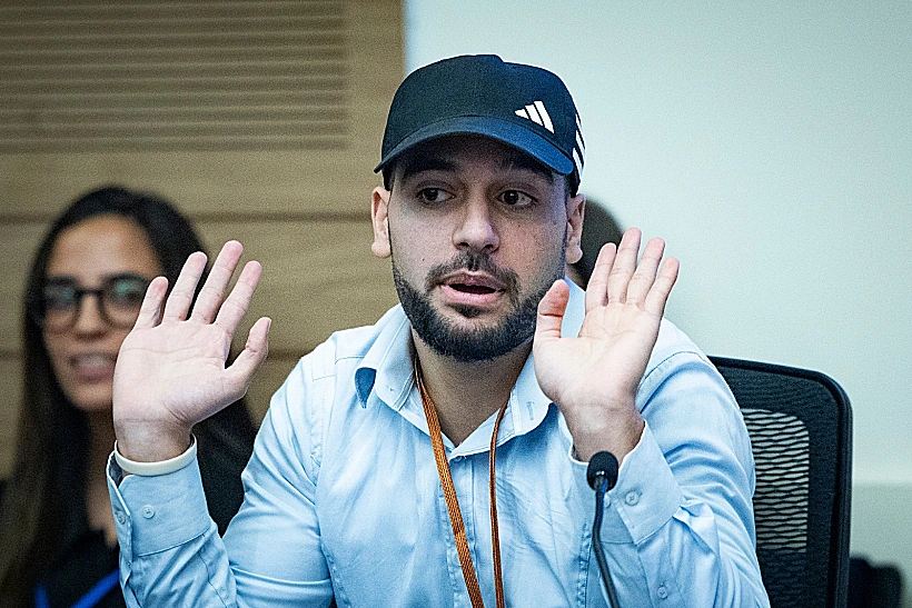 פעיל הימין הקיצוני מרדכי דוד בכנסת