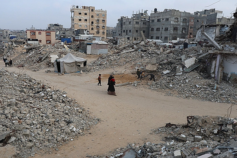 ההרס בח'אן יונס אחרי שנתיים של מלחמה