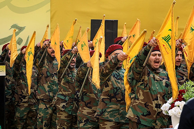 פעילי חיזבאללה בדאחייה של ביירות