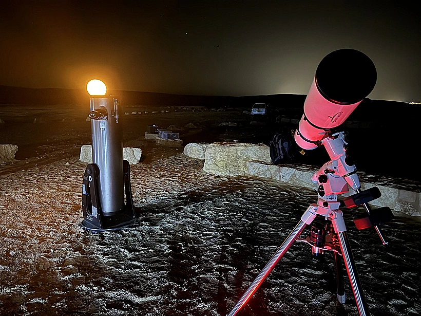 צפייה בכוכבים בחולות כסוי