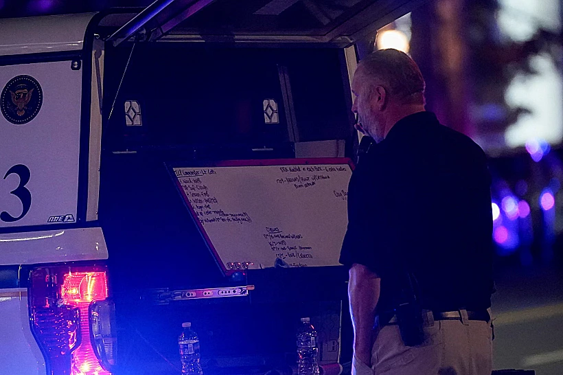 זירת הירי באנשי המשמר הלאומי ליד הבית הלבן