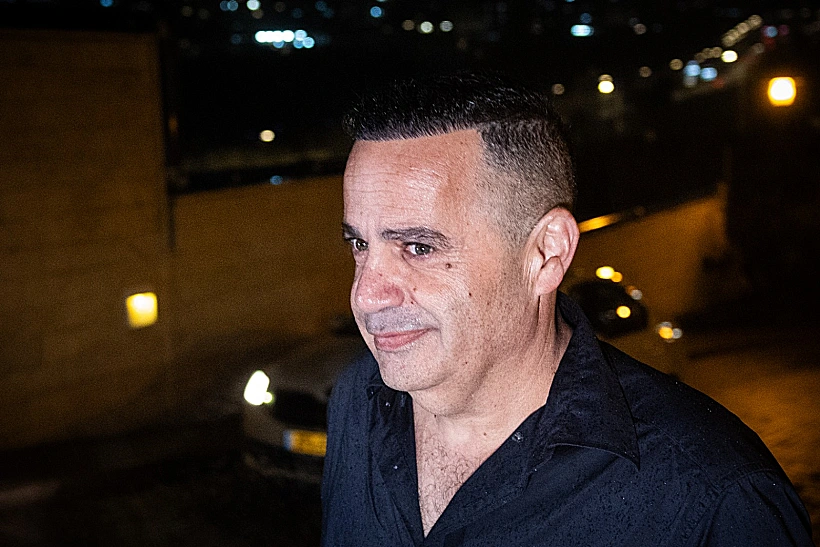 ראש להב 433, ניצב מני בנימין, בצאתו מהחקירה אמש במח"ש