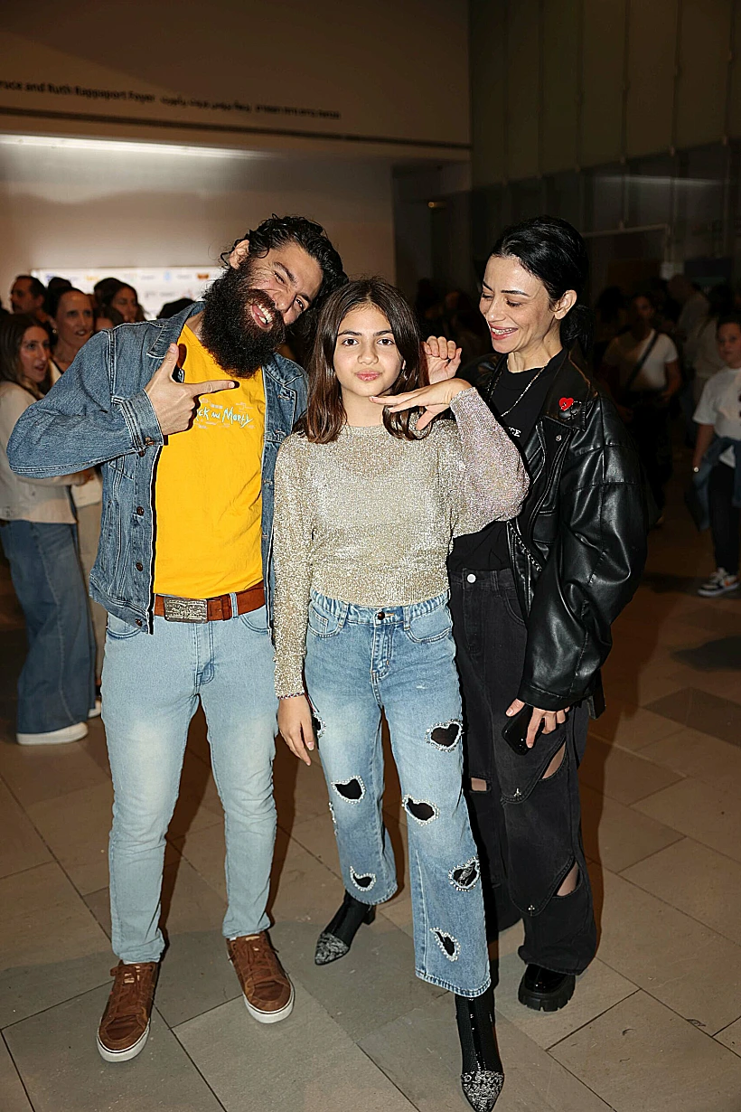 נינט טייב, יוסי מזרחי ובתם אמיליה