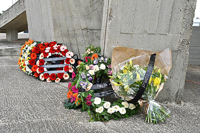 טקס הפרידה מסותטיסאק רינטלאק באנדרטת חטיבה 8 בנתב"ג