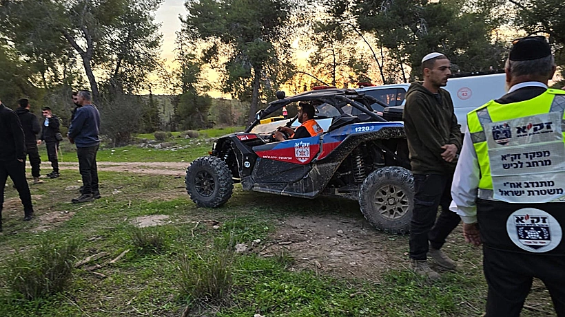 אזור מציאת הגופה ליד בית גוברין