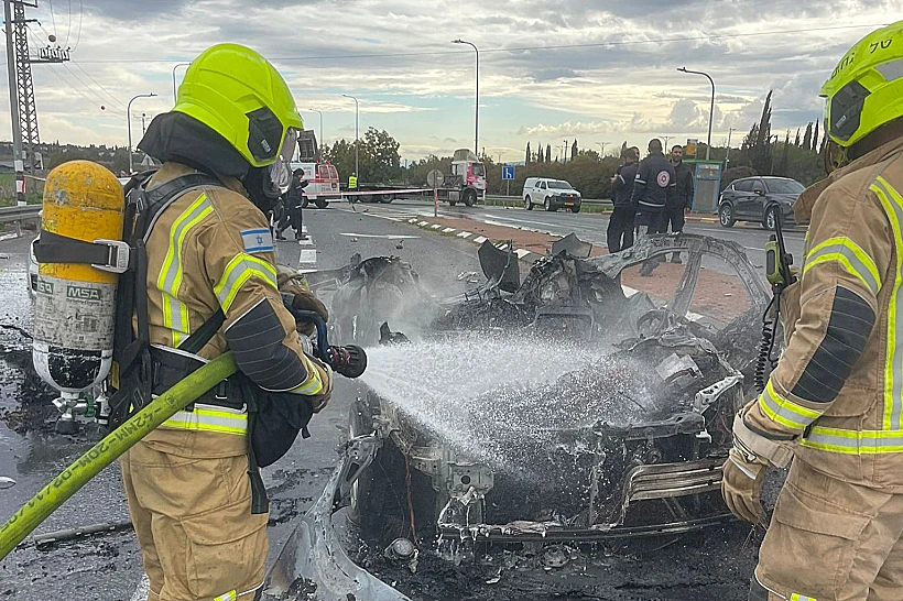 פיצוץ הרכב בצומת נהלל