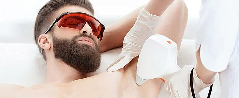 הסרת שיער בלייזר לגברים