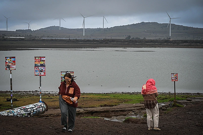 רוחות חזקות בגולן