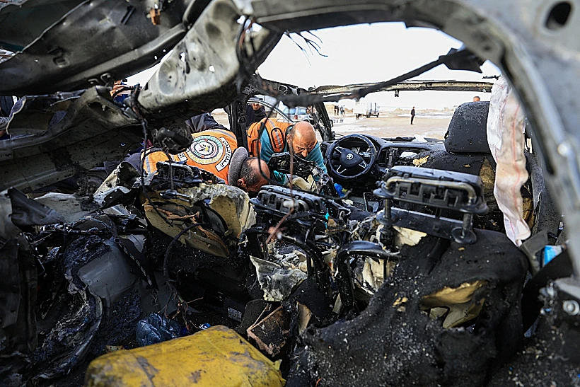 זירת החיסול של ראאד סעד ברצועת עזה