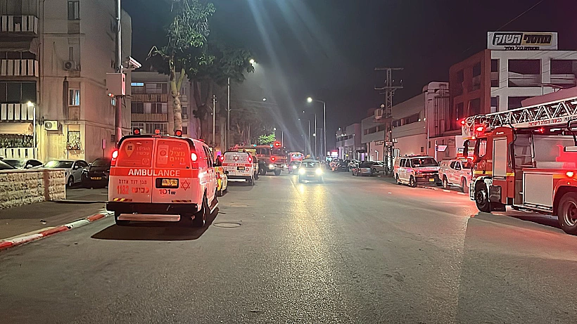 זירת השריפה בקריית מלאכי