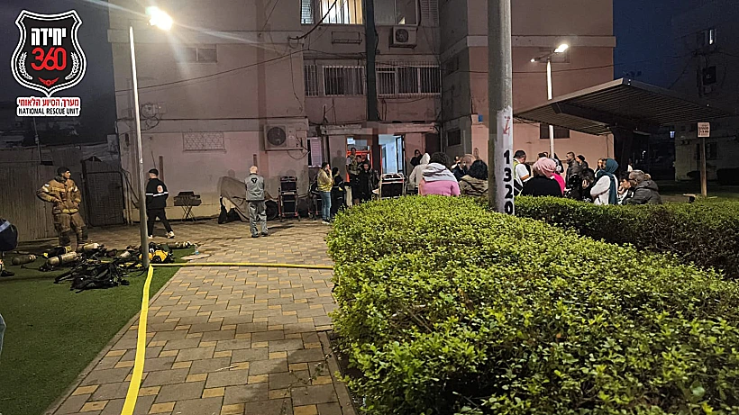 זירת השריפה בקריית מלאכי