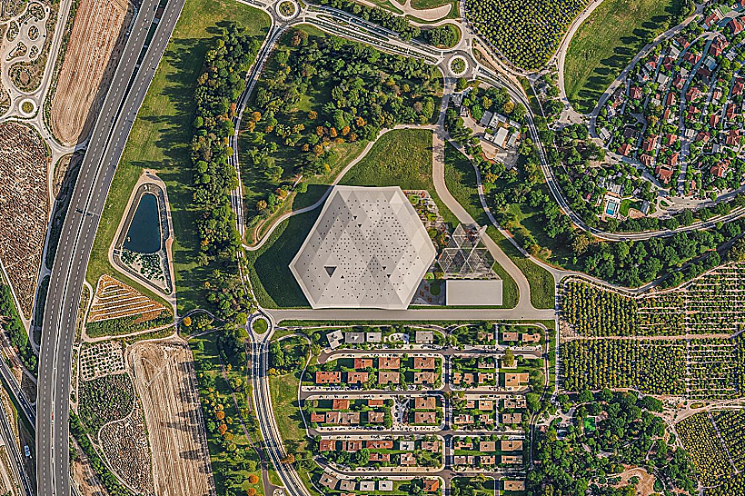הדמיית הקמפוס של אינבידיה בקריית טבעון