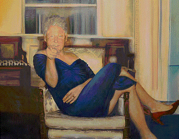 ציור של ביל קלינטון בשמלה, שפורסם ב"מסמכי אפשטיין"