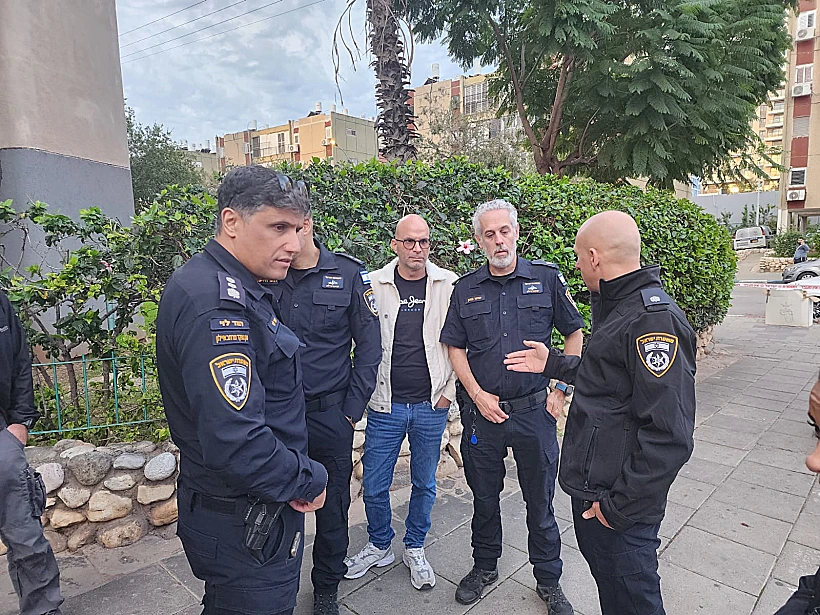 זירת הרצח וההתאבדות בבת ים