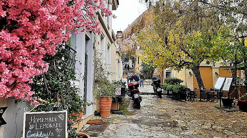 אתונה בחורף