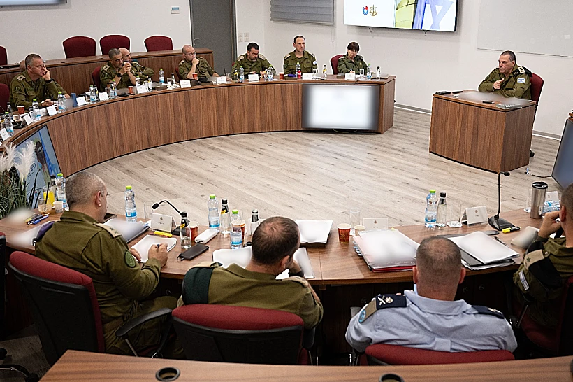 הרמטכ"ל אייל זמיר ומפקדי צה"ל בפורום המטכ"לי "נעים קדימה"