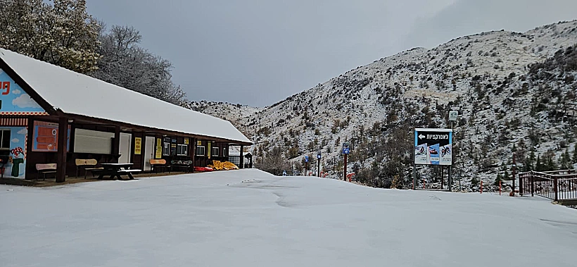 שלג בחרמון, מזג אוויר, חורף