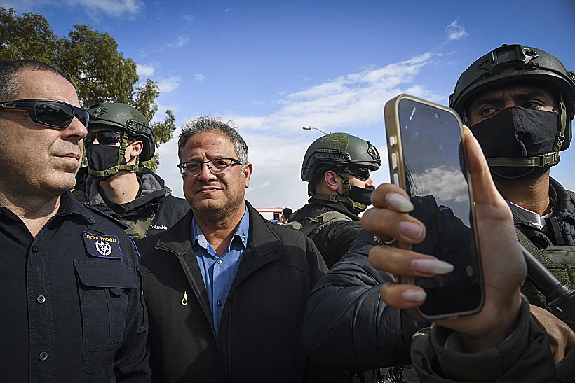 השר איתמר בן גביר בביקור בכפר תראבין