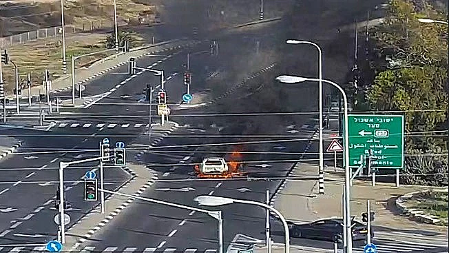 צומת שער הנגב ב-7 באוקטובר