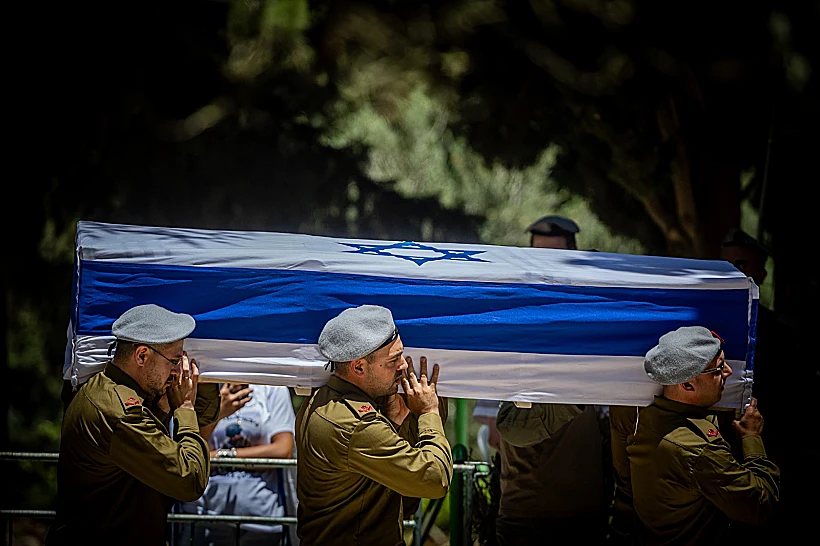 הלווייתו של רס"מ (מיל') אלירן מזרחי ששם קץ לחייו, יוני 2024