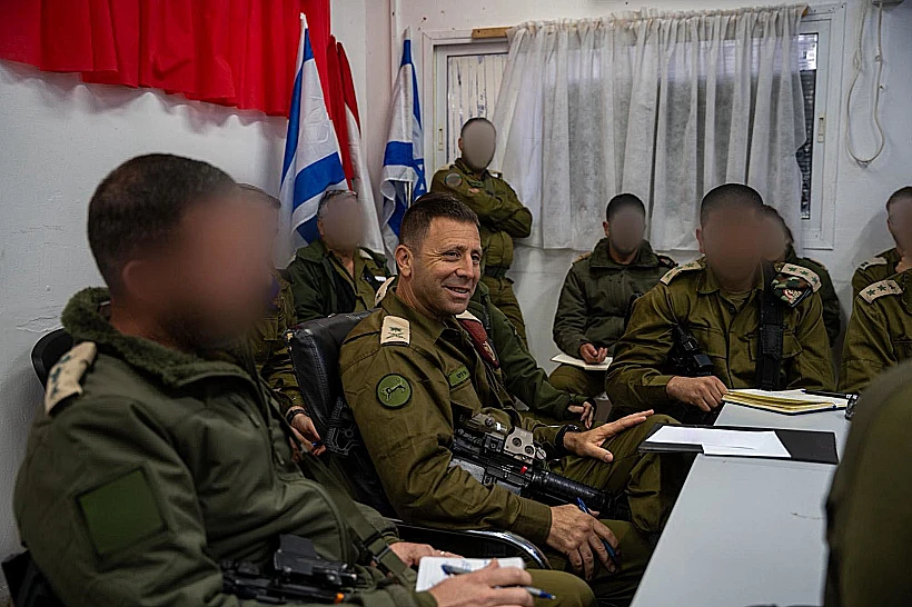 מפקד פיקוד המרכז, אלוף אבי בלוט, בביקורת פתע