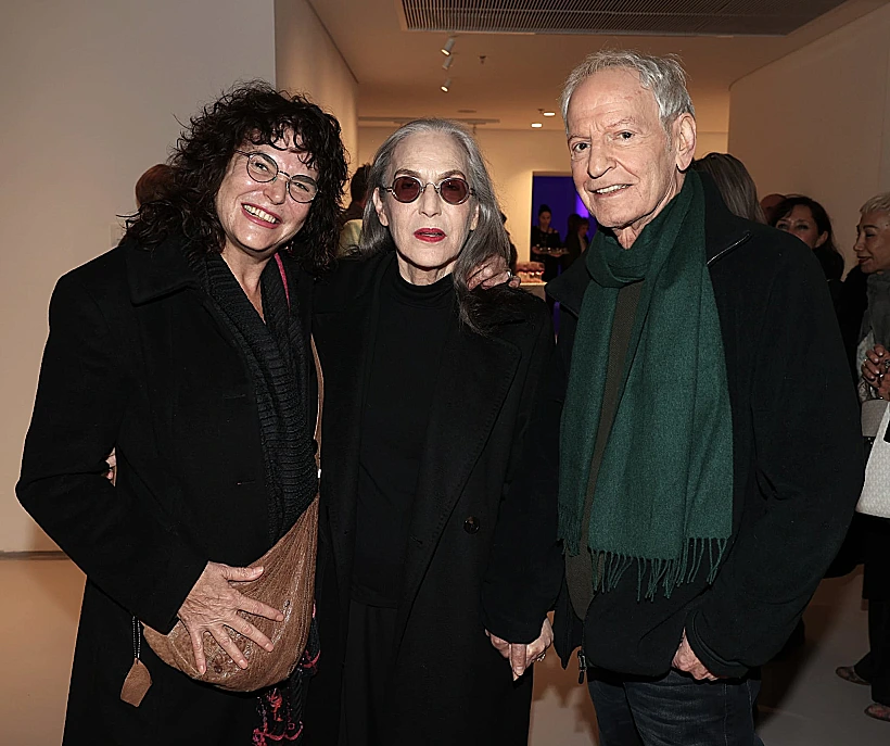 שלום חנוך ואשתו לימור יחד עם דורין פרנקפורט