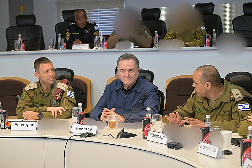 ישראל כ"ץ באוגדת יהודה ושומרון