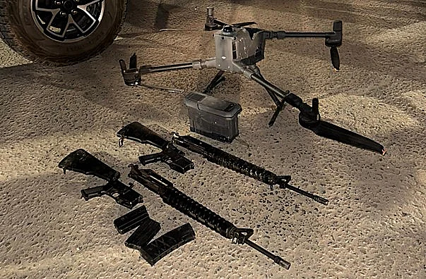 הנשק שהוברח ממצרים עם רחפנים