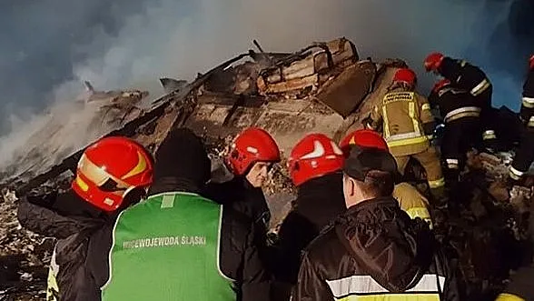 זירת הפיצוץ באתר הסקי קראנס-מונטנה בשוויץ