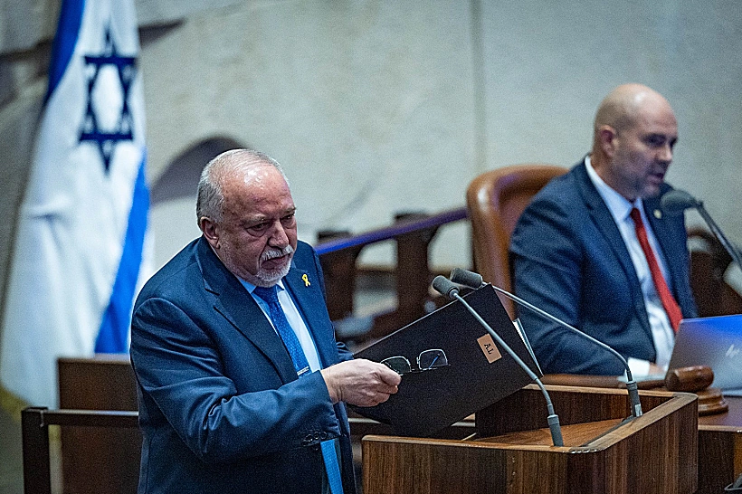 ח"כ אביגדור ליברמן בכנסת