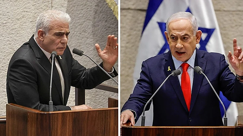 רה"מ נתניהו, ראש האופוזיציה לפיד