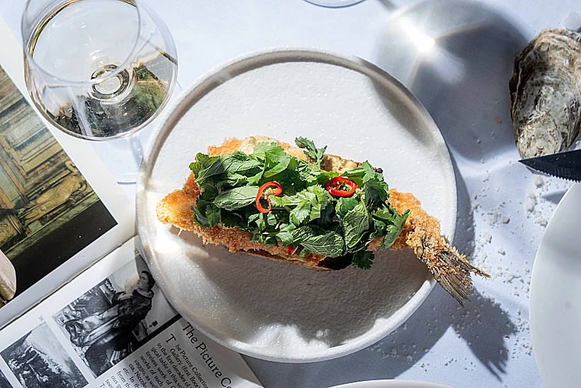 מנת דג בבראנץ' החדש של "קפה אירופה"